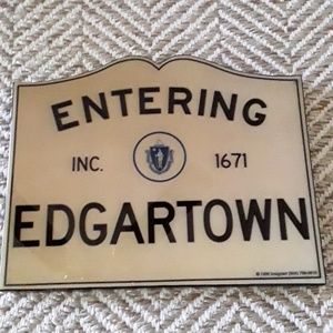 Custom  Edgartown Sign